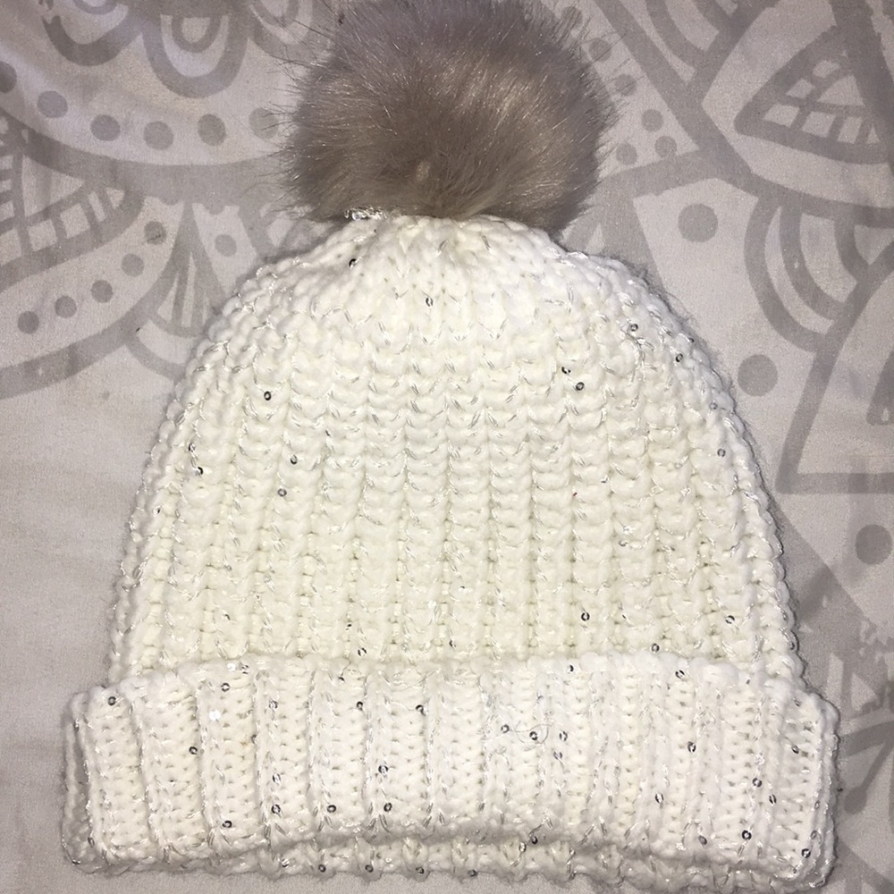 Fur Pom Pom beanie